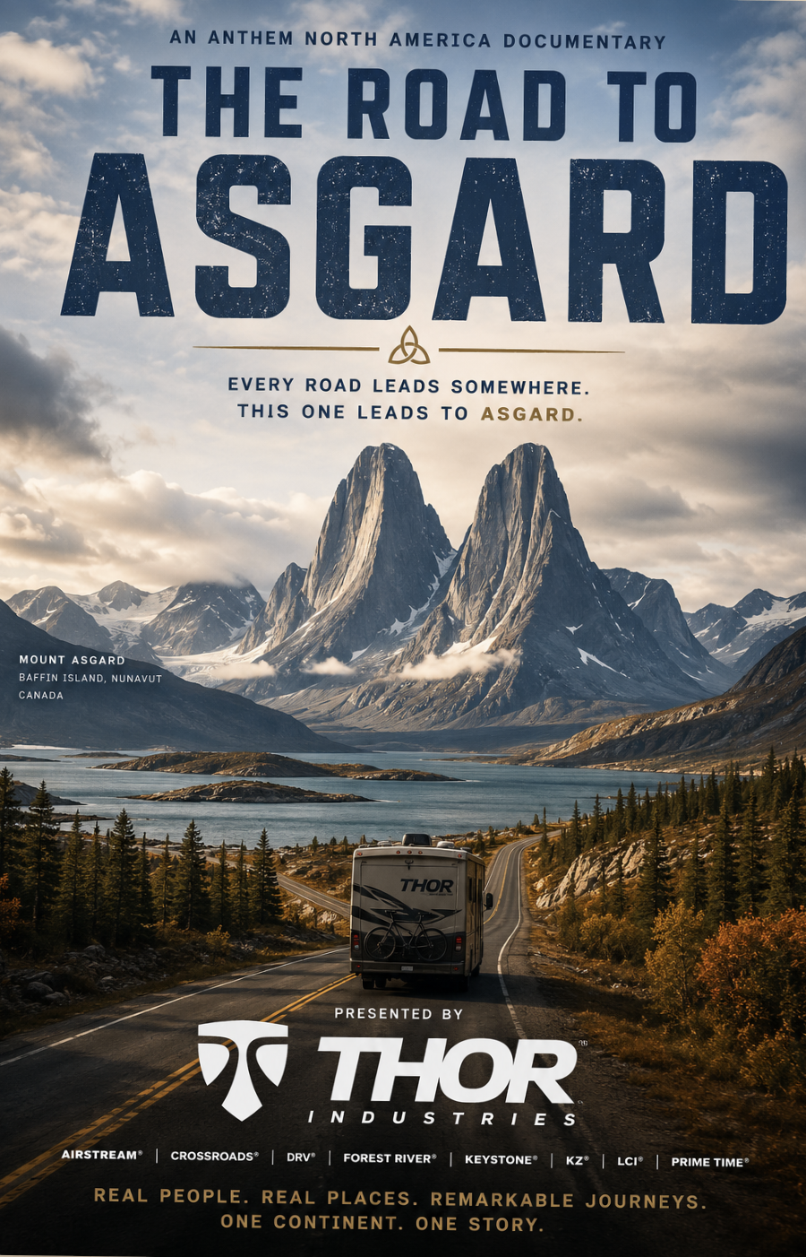 The Road to Asgard — Docuseries poster from Gemini Bear Systems