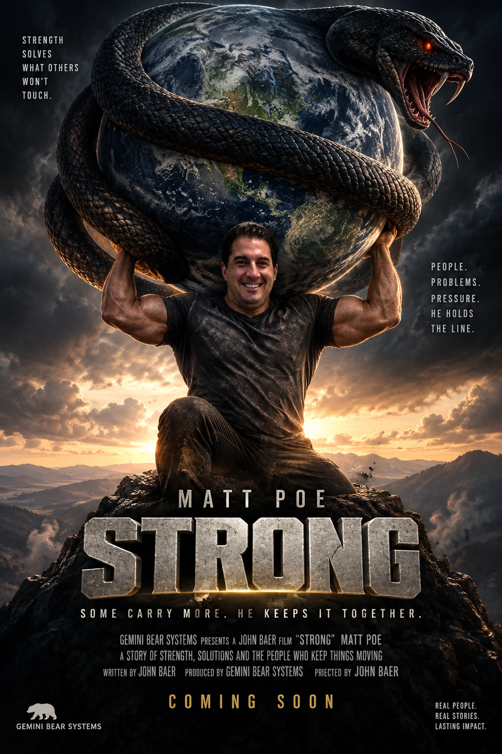STRONG — a Story Scroll created for Matt Poe